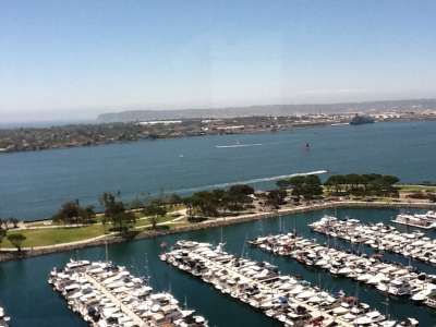San Diego Harbor from the Marriott Marina Hotel