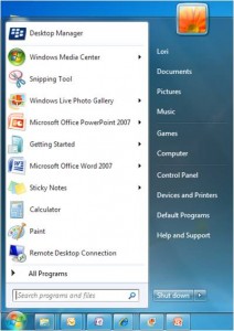 Start Menu - Search