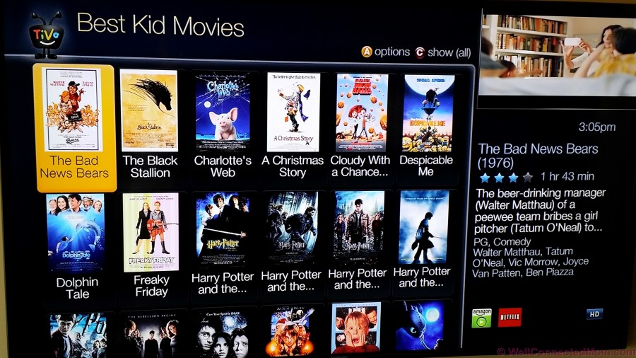 Finding a Good Movie is Easy with Tivo - The Well Connected Mom